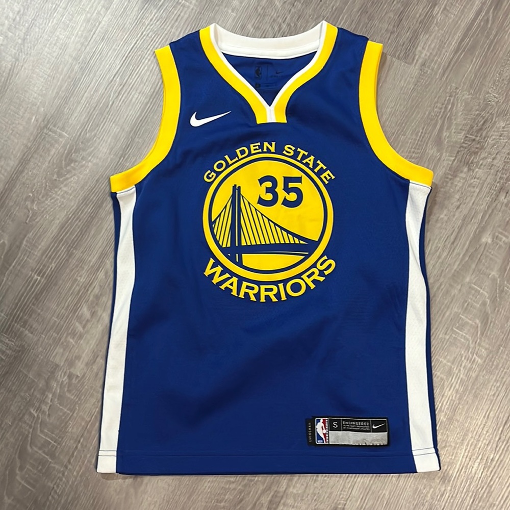 Boys Golden State Warriors Durant Replica Jersey - Youth Small